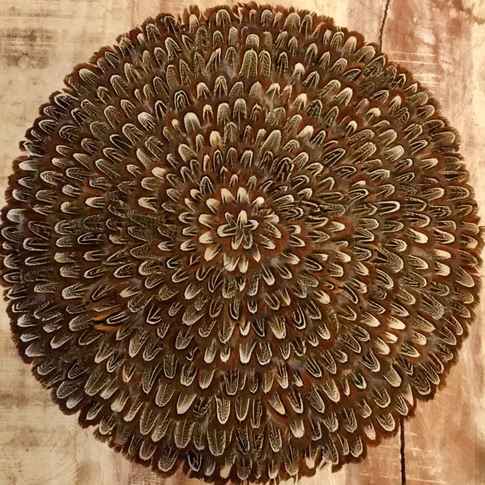 
                  
                    Natural Pheasant Feather Placemat
                  
                