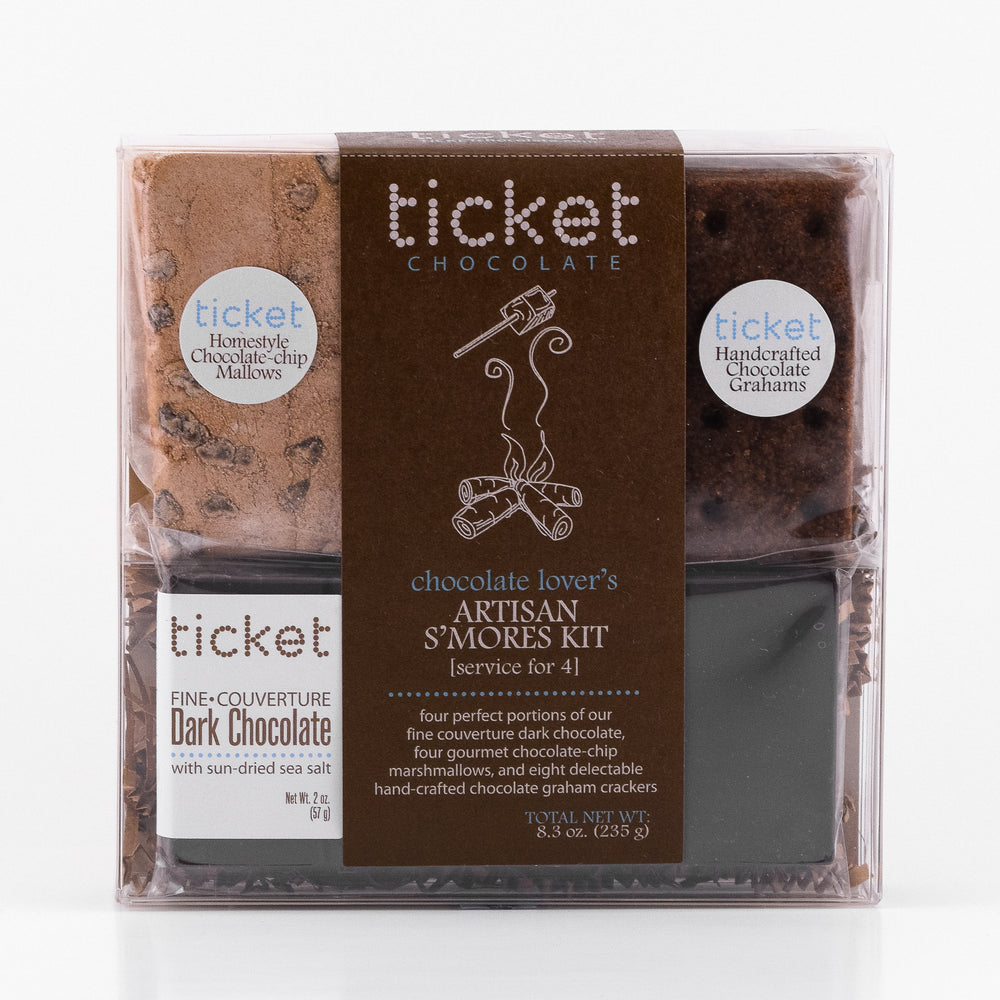 Ticket Chocolate Chocolate Lovers  Artisan Smores Kit